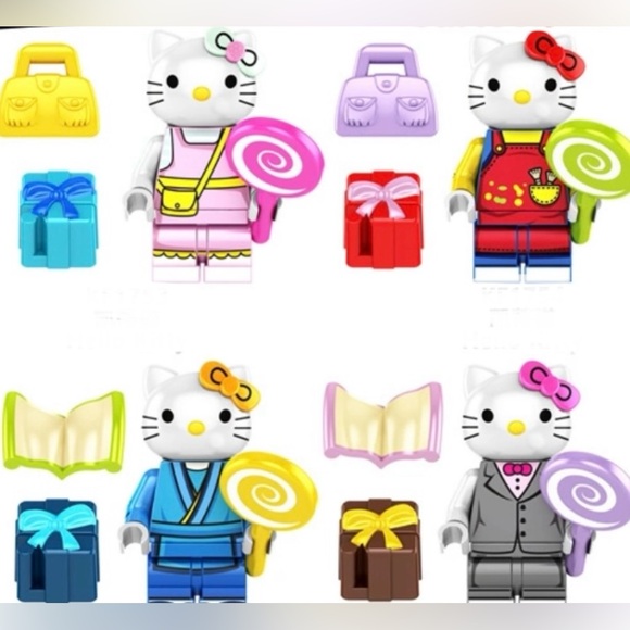 Set of 4 Hello Kitty - Picture 5 of 5